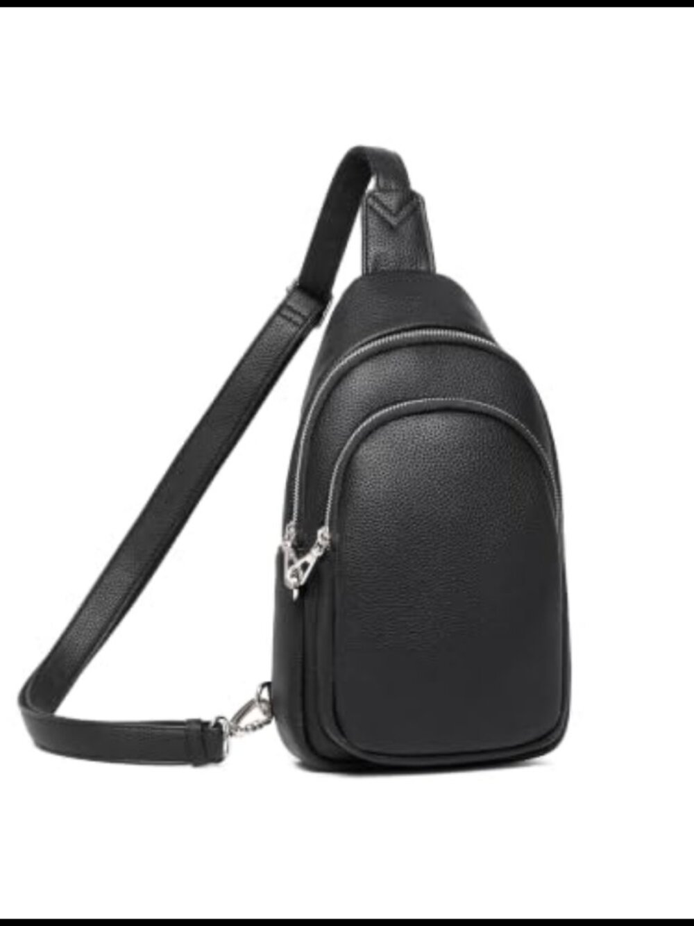 RFID Anti-Theft Crossbody Sling Bag Vegan Leather Slash-Resistant Travel Purse